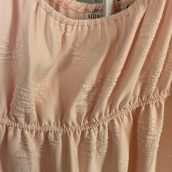 Allison & Kelly  Pink Long Sleeve Dress SZ L - Picture 3 of 7